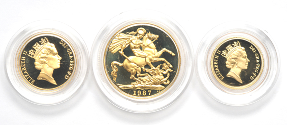 Great Britain - Three Proof Gold Sets