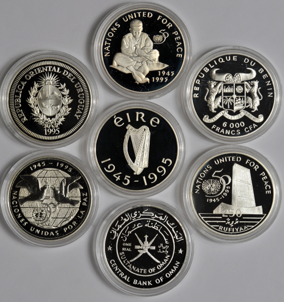 Great Britain - 1995 50th Anniversary of the United Nations Silver Coin Collection