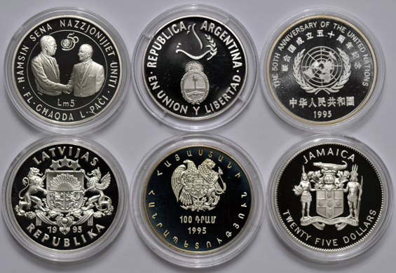 Great Britain - 1995 50th Anniversary of the United Nations Silver Coin Collection