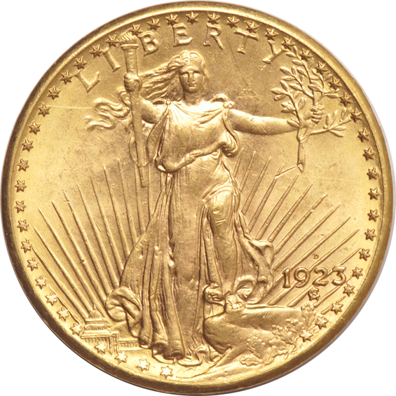 1915-S and 1923-D, both UNC