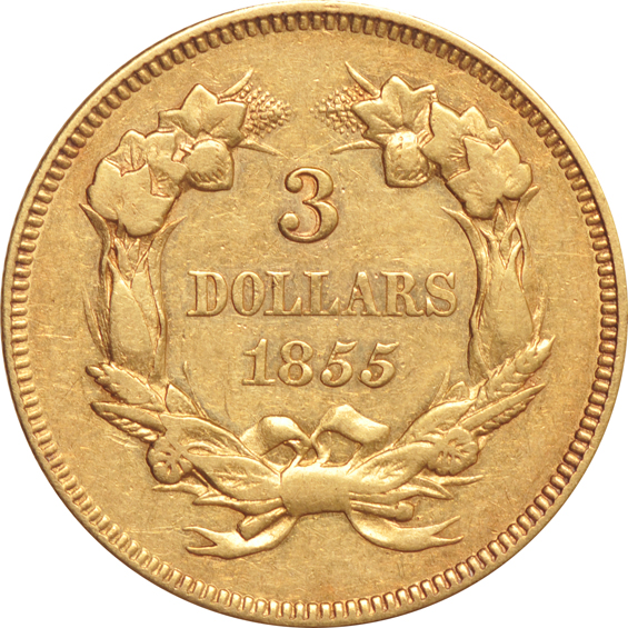 1855 VF, and an 1874 XF details/rim ding/cleaned/scratched