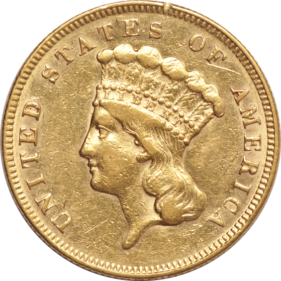 1855 VF, and an 1874 XF details/rim ding/cleaned/scratched