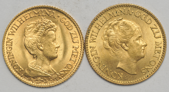 Netherlands - Eight 10 gulden