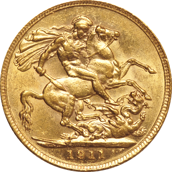 Great Britain - Thirteen 1/2 sovereigns and five sovereigns