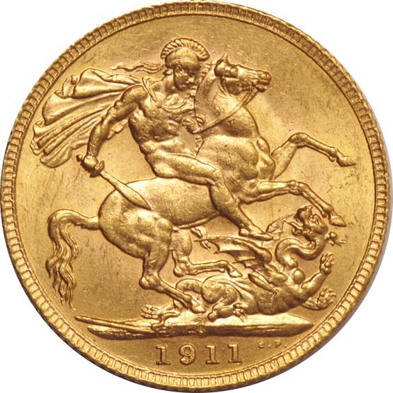 Great Britain - Ten Branch Mint sovereigns
