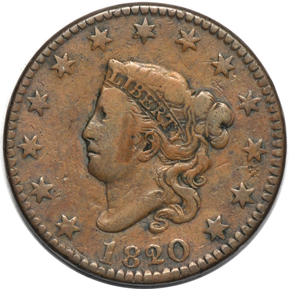Collection of fifteen large cents