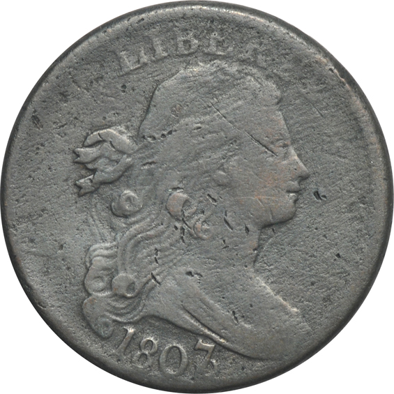 Collection of nine large cents