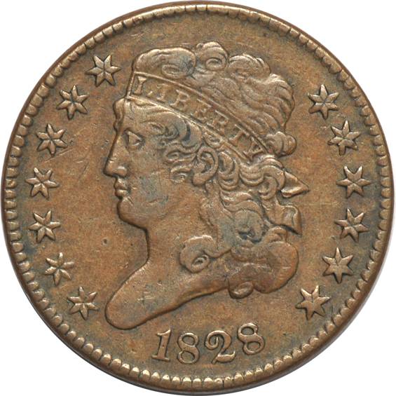 Fourteen Classic Head half cents