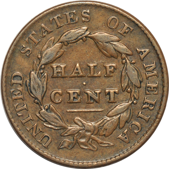 Fourteen Classic Head half cents