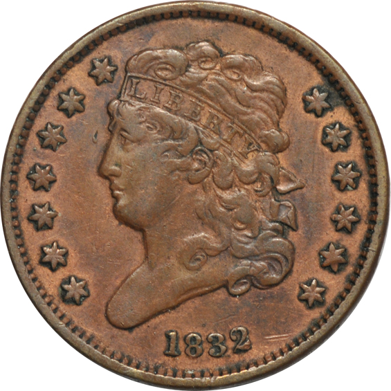 Fourteen Classic Head half cents