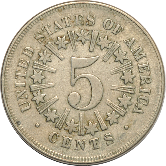 Collection of twenty-two Shield nickels