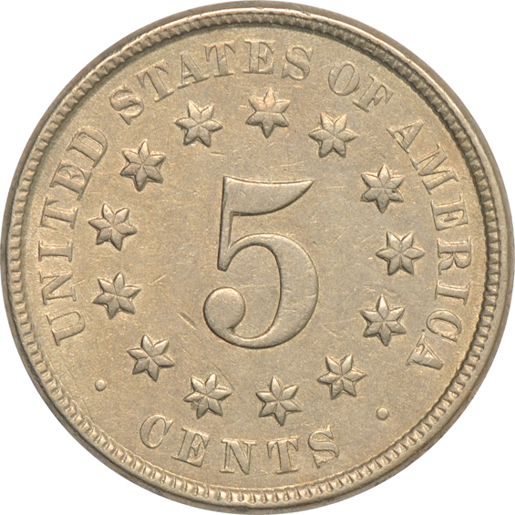Collection of twenty-two Shield nickels