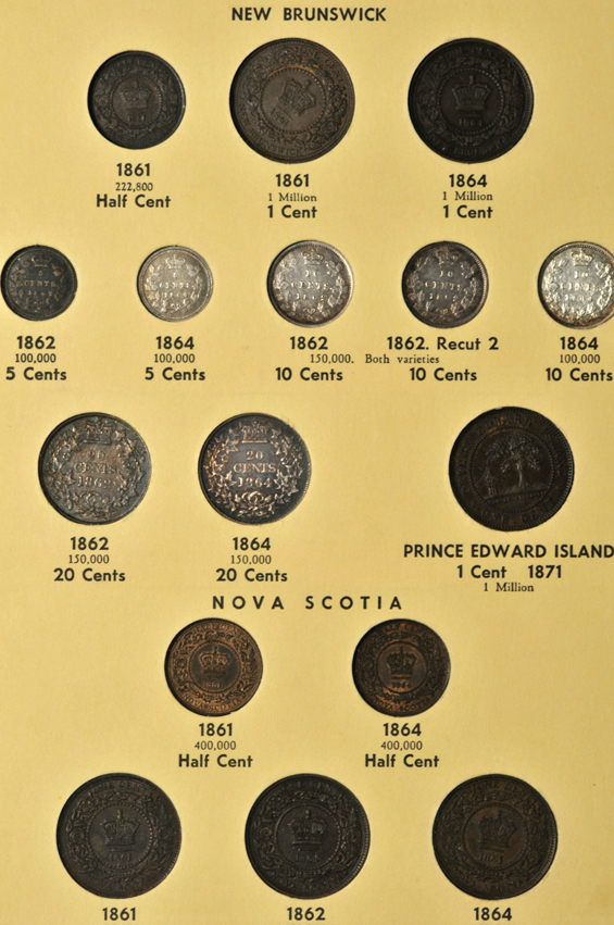 Canada - British North America and Newfoundland sets in two Library of Coins albums, Vol. 68 and Vol. 69