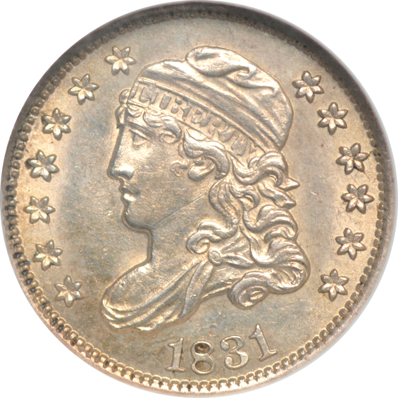 1831 MS-62, and an 1832 LM-3 MS-61, both NGC