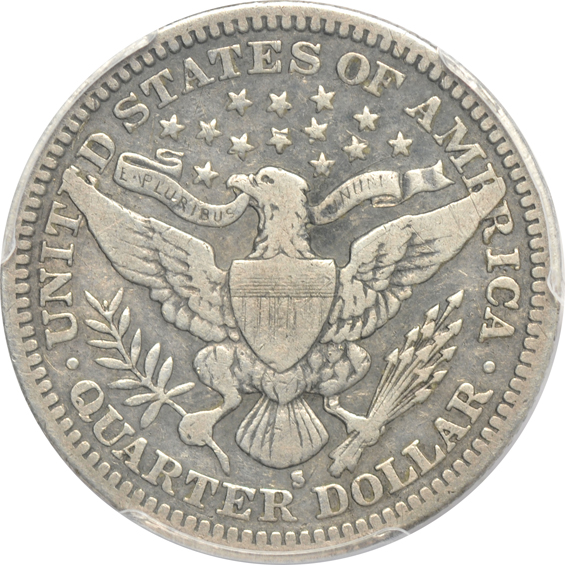 1901-S PCGS F-12
