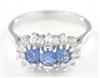 14K White Gold Sapphire Ring