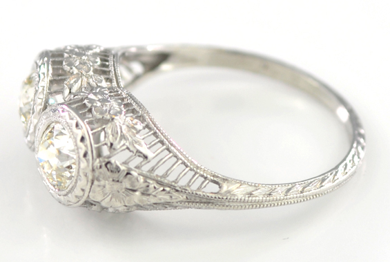 Platinum Diamond Ring 