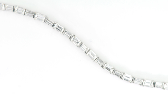 Platinum Diamond Tennis Bracelet 