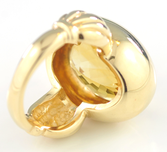 14K Yellow Gold Citrine Ring