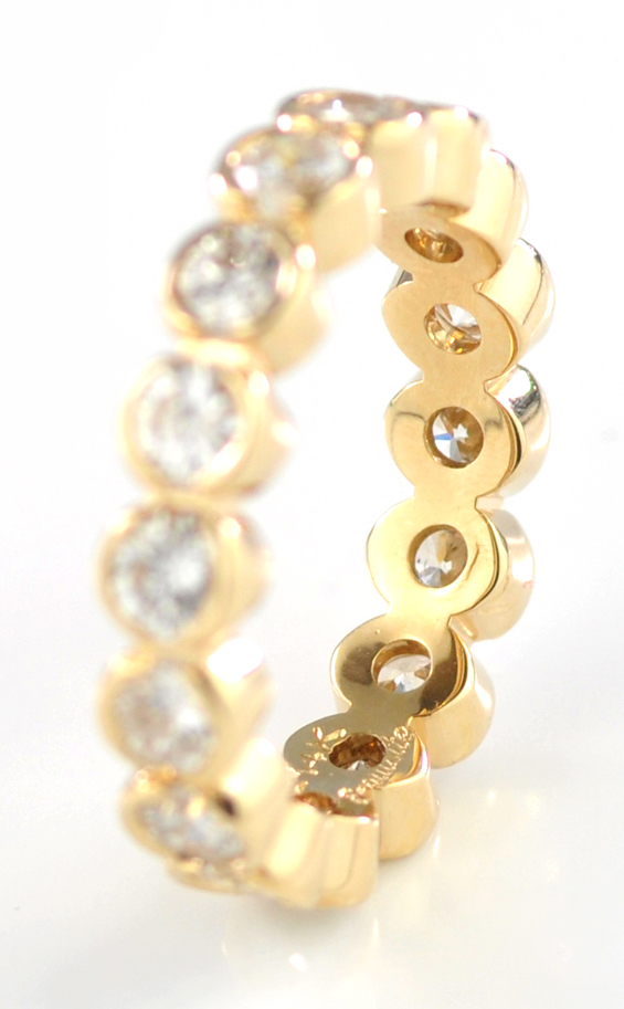 14K Yellow Gold Eternity Band