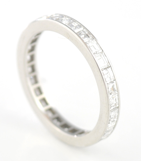 Platinum Diamond Eternity Band