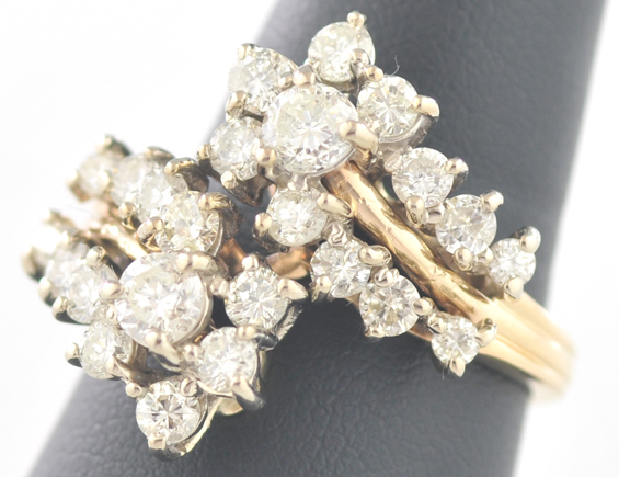 14K Yellow Gold Diamond Ring