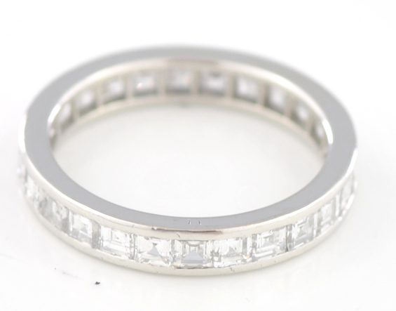 Platinum Diamond Eternity Band 