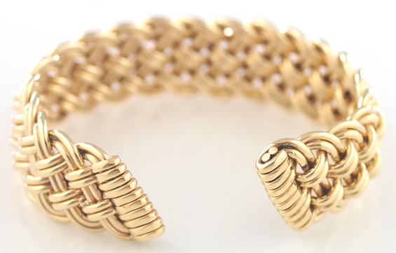14K Yellow Gold Cuff Bracelet