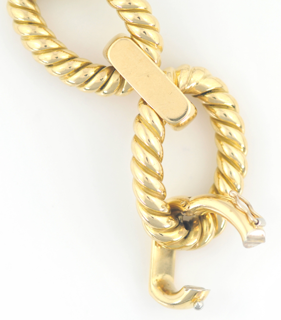 18K Yellow Gold Link Bracelet