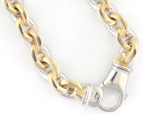 14K Two-Tone Bracelet 