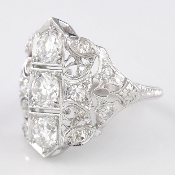 Platinum Diamond Ring