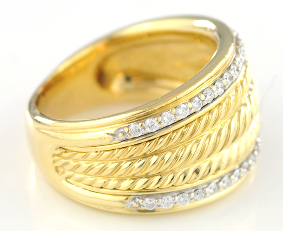 18K Yellow Gold David Yurman Ring
