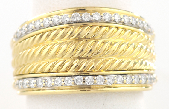 18K Yellow Gold David Yurman Ring