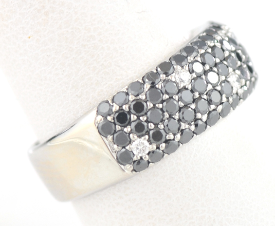 18K White Gold Fantasia Roberto Coin Ring