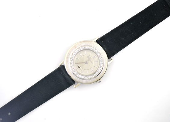 14K White Gold Bulova Watch
