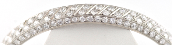 Platinum Diamond Vintage Bracelet