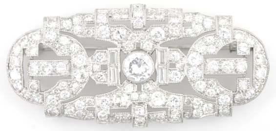 Platinum Diamond Pin/Pendant