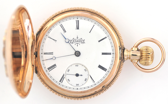 Four 14K Gold Ladies Pocket Watches