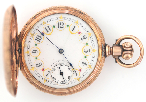 Four 14K Gold Ladies Pocket Watches
