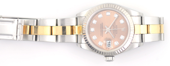 Stainless Steel and 14K Yellow Gold Ladies Rolex 