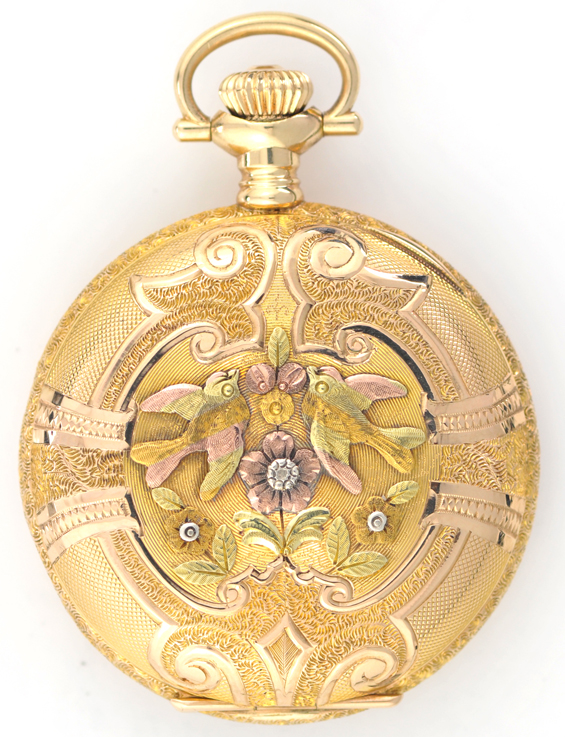 14K Yellow Gold Menrod, Jaccard and King Co. Ladies Pocket Watch