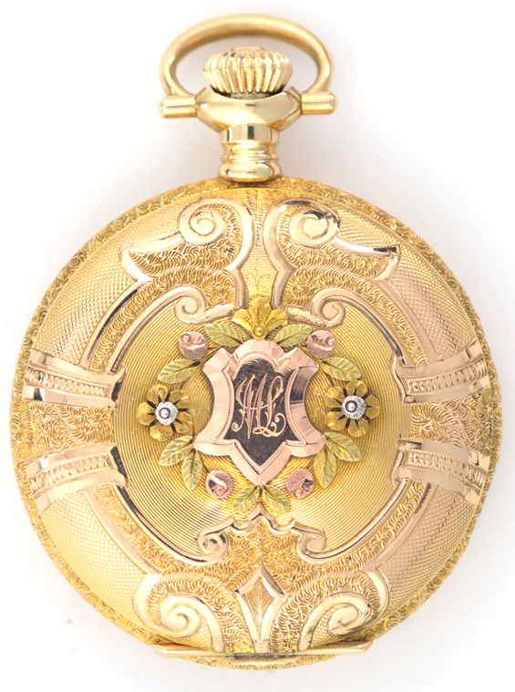 14K Yellow Gold Menrod, Jaccard and King Co. Ladies Pocket Watch