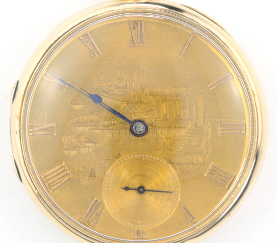 14K Yellow Gold Man’s Pocket Watch