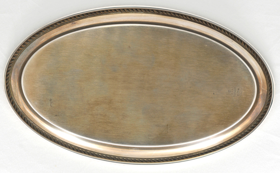 Gorham Sterling Silver Creamer and Sugar Bowl Set with Tray