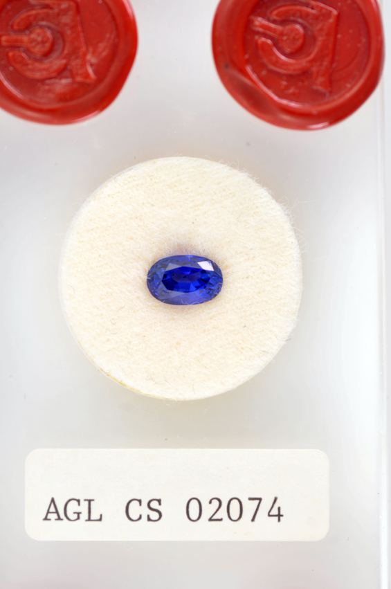 1.79 Carat Oval Sapphire, AGL CS 02074