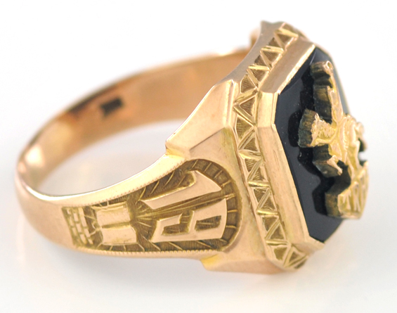10K Yellow Gold Class Ring