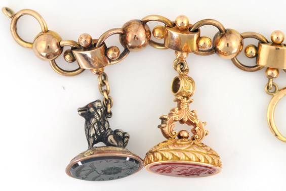 10K Charm Bracelet