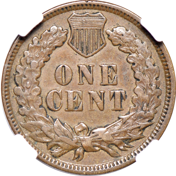 1872 NGC AU-53 BN