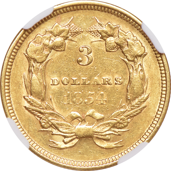 1854 NGC AU-53