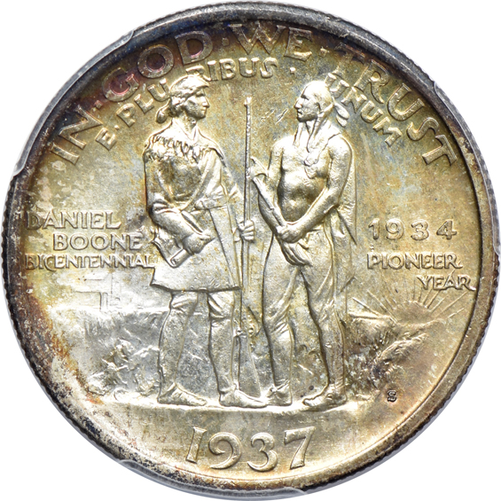 1937-S Boone PCGS MS-67 CAC